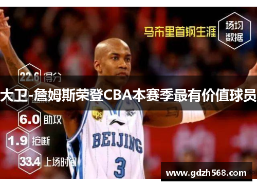大卫-詹姆斯荣登CBA本赛季最有价值球员